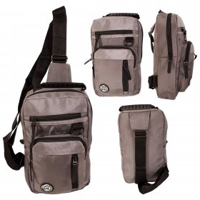 2422 GREY SHOULDER BAG/BACKPACK