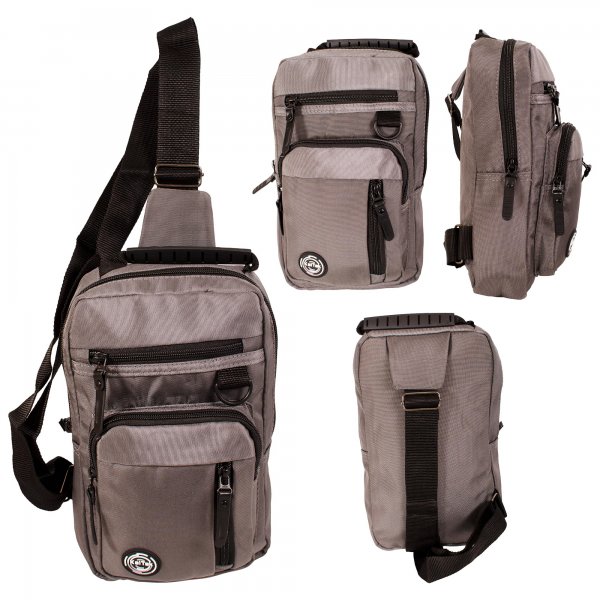 2422 GREY SHOULDER BAG/BACKPACK