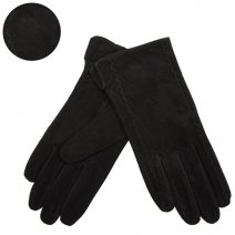 LG-100 LARGE BLACK SUEDE GLOVES