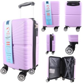 T-HC-US-1611 LIGHT PURPLE RYAN AIR CABIN-SIZED TROLLEY SUITCASE