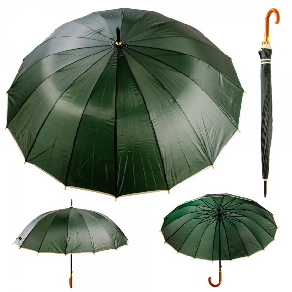 0895 GREEN PUSH-BUTTON UMBRELLA