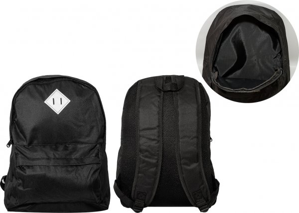 JBBP275 BLK 2 STRAP RUCKSACK