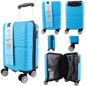 T-HC-US-1611 BLUE RYAN AIR CABIN-SIZED TROLLEY SUITCASE