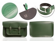 15 RACING GREEN MAGNETIC SATCHEL NO HANDLE