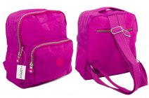 2519 CRINKLED NYLON BACKPACK MAGENTA