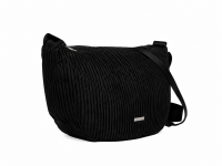 5846 Black Pleated Sling Shoulder Bag 5846 Black Pleated Sling Shoulder Bag
