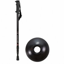 2890-Single Black Anti-Shock Trekking Pole (New)