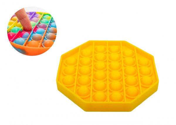 Pop it Bubble sensory fidget toy - yellow