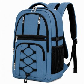 BP-101 Peacock Blue Classic Travel Backpack (New)