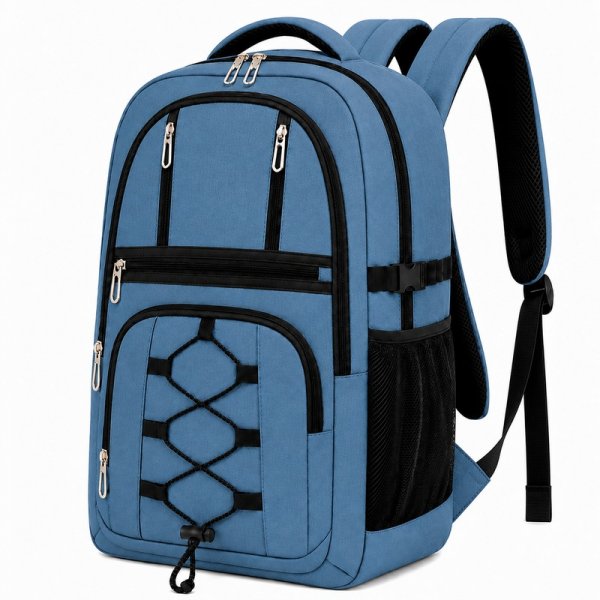 BP-101 Peacock Blue Classic Travel Backpack (New)