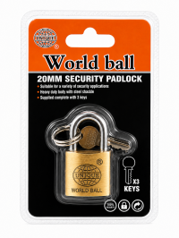 0242 World Ball Security Padlock 0242 World Ball Security Padlock