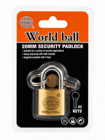 0242 World Ball Security Padlock