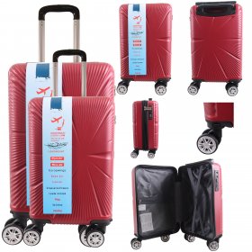 T-HC-US-1629 BURGUNDY SET OF 2 RYAN AIR, ALSO OVERHEAD CABIN-SIZ