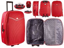 FI-500 RED 31'' TRAVEL TROLLEY SUITCASE LUGGAGE BAG
