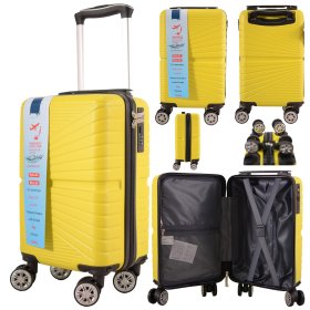 T-HC-US-1611 YELLOW RYAN AIR CABIN-SIZED TROLLEY SUITCASE
