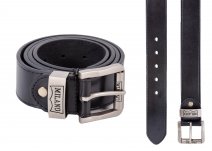 2753 1.5" BLACK BELT WITH LEATHER GRAIN XX LARGE