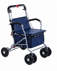 6980 Navy Heavy Duty Shopping Trolley with Seat 6980 Navy Heavy Duty Shopping Trolley with Seat