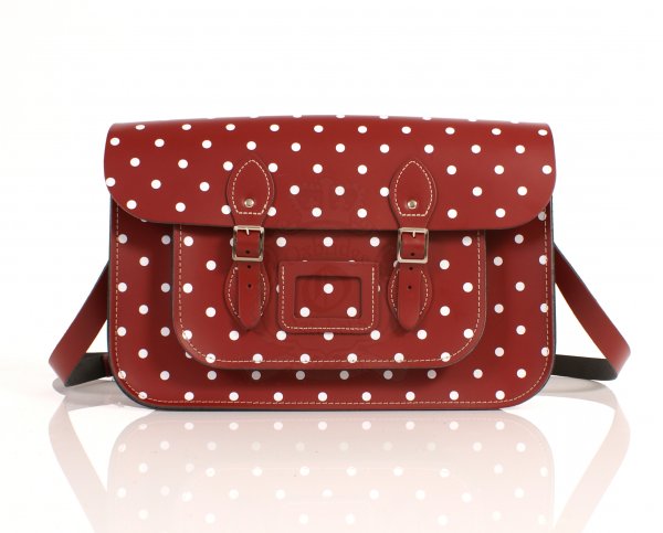 RL15 PILLARBOX RED POLKA DOT ENGLISH NEW 5