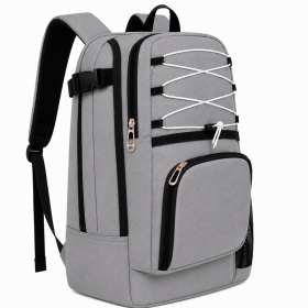 BP-119 Grey Travel Backpack (New)