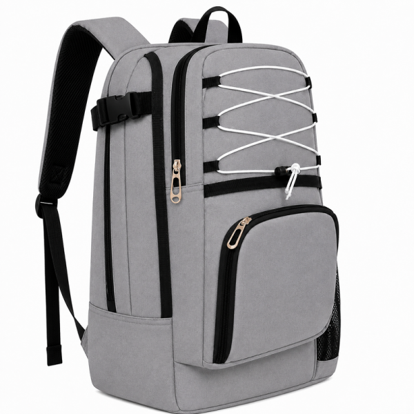 BP-119 Grey Travel Backpack (New)