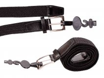 STRETCHY 17 BLACK BELT M/L 32''-38'' FOR MEN AND WOMEN