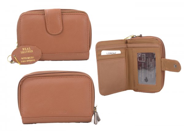 3707 RFID TAN PURSE