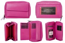 0469 LORENZ PINK LEATHER PURSE