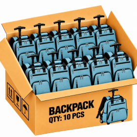 TR-R-TW-002 Peacock Ryanair Underseat Cabin Bag Box Of 10