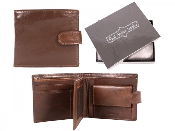 4766 TAN ITALIAN LEATHER WALLET - S118