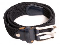 2796 UNISEX STRETCHY WOVEN BELT 1.3" NAVY