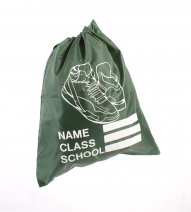 SHOE SCHOOL GYM BAG GREEN