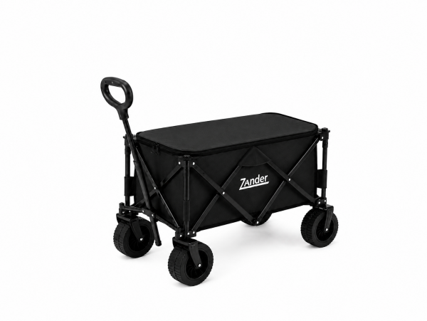 ELD-W301S Black Foldable Zander Utility Wagon