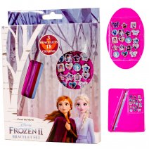 2426-8490T FROZEN 3PCS BRACELET SET W/18 CHARMS