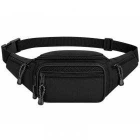 6200 Black Bumbag-Waist Bag (New)