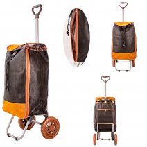 ST200 BLACK 2-WHEEL SHOPPING TROLLEY BAG