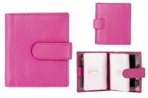 0427 PINK RFID PROOF LEATHER CARD HOLDER