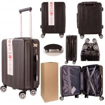 T-HC-US-01 BLACK 17.7'' BOX/2 UNDERSEAT CABIN-SIZE SUITCASE