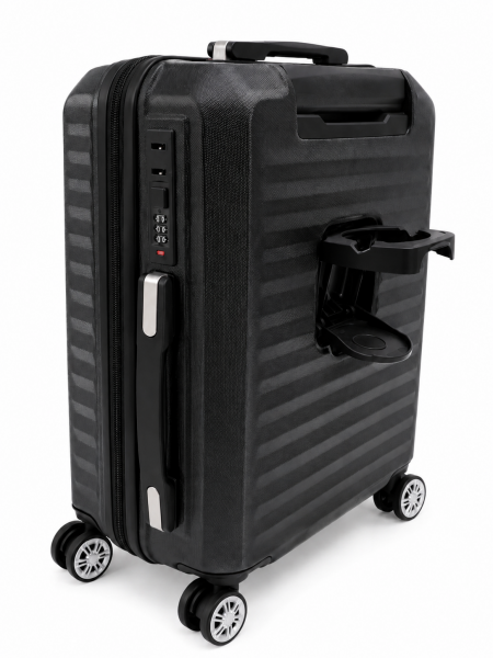 T-HC-US-1860 Black EasyJet Under Seat Suitcase Hard Shell