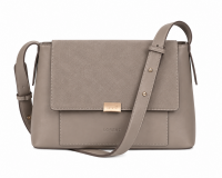 5833 Pebble Lorenz Mid-Sized Flapover Bag 5833 Pebble Lorenz Mid-Sized Flapover Bag
