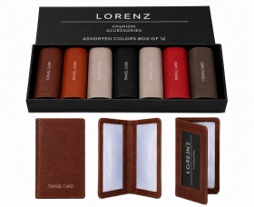 0994 Assorted Colors of Card Holders Box of 12