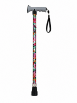 2885 Vintage Garden Floral Adjustable Walking Stick
