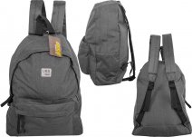 BBP274 GREY CANVAS BACKPACK