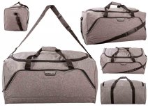 JBTB71 GREY LARGE HOLDALL POLYESTER BAG