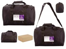 JBTB65 BLACK UNDER SEAT CABIN BAG W/ADJUSTABLE STRAP BOX OF 20