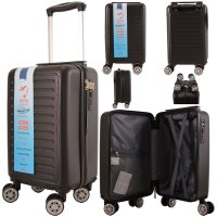 T-HC-US-1615 BLACK UNDER-SEAT CABIN-SIZE TRAVEL TROLLEY  T-HC-US-1615 BLACK UNDER-SEAT CABIN-SIZE TRAVEL TROLLEY