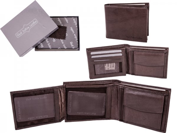 1066 BROWN REAL ITALIAN LEATHER -