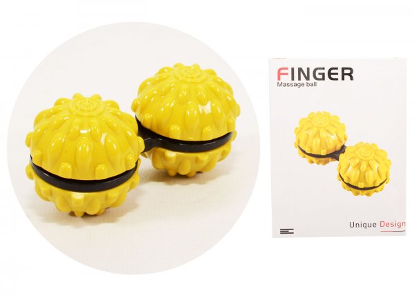 GM-1187 FINGER MASSAGE BALL YELLOW