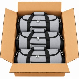 TB-TW-65 Box Of 10 Grey Holdall Bag