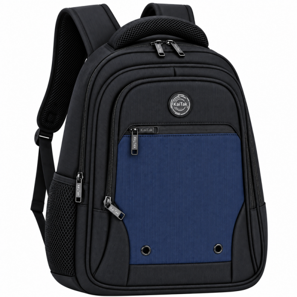 2654 Black/Navy KaiTak Pinstripe Backpack