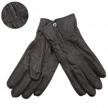LG 010 LARGE BLACK LEATHER GLOVES